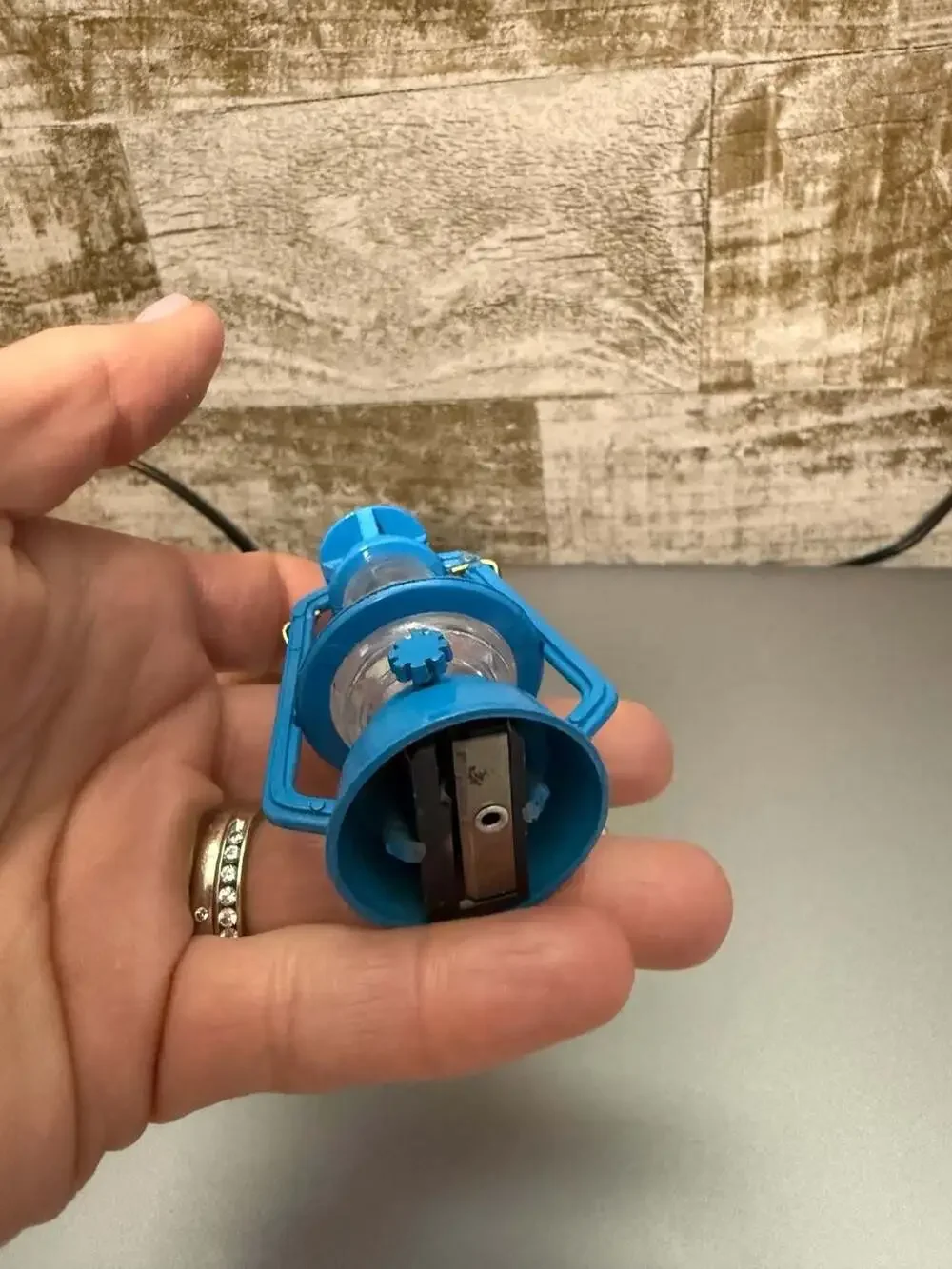 Old Fashioned Metal Pencil Sharpener Lantern No. 6026